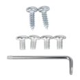 thumbnail image 4 of Soporte para matrícula trasera con tornillos y llave resistente a la corrosión para BMW, 4 of 7