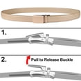 thumbnail image 3 of Falari Automatic Ratchet Belt for Women Kids Boys and Girls Genuine Leather Belt - Trim to Fit, 3 of 7