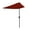 Red, variant on Pure Garden 9ft Half Umbrella for Balcony, Porch, or Deck, Blue