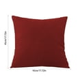 thumbnail image 3 of HongHeng 1 Pack Soft Velvet Solid Decorative Square Throw Pillow Covers Cozy Cushion Case for Sofa Couch Bed Car Home Decor, 3 of 6