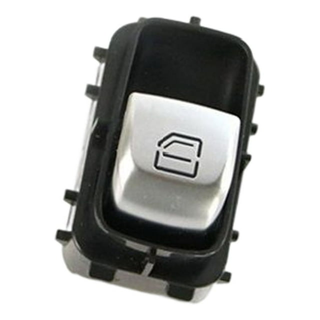 ruzhgo Car Window Lifter Button Easy Installation Wearable Switch Cap Lightweight Control Switches Master Vehicle Replacement Parts 1#Button Black Single Button