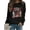 Black-45, variant on Christmas Tree Sweatshirt for Women Cute Xmas Bow Graphic Long Sleeve Pullover Tops