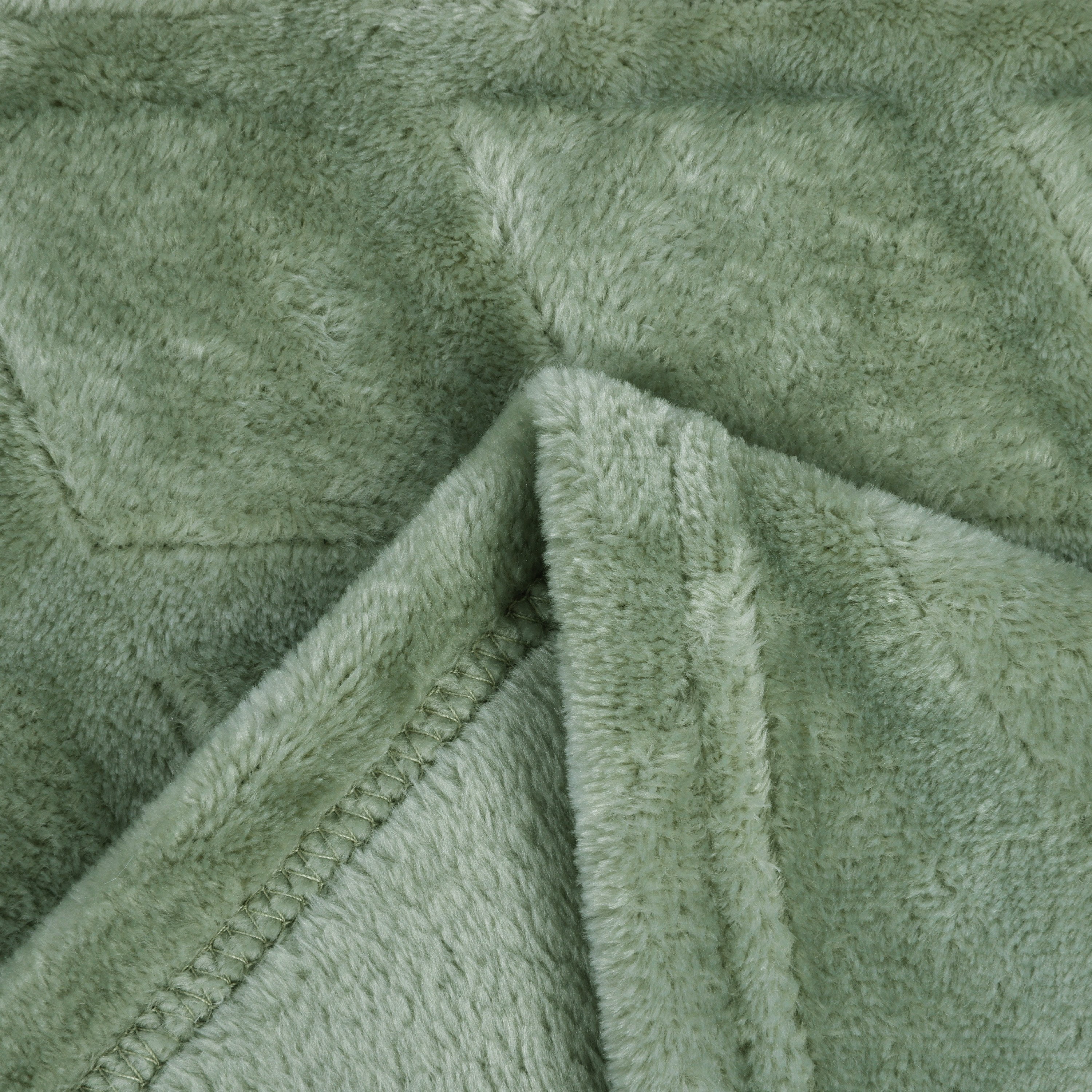 Ensemble cadeau douillet pour la fête des Mères Hometrends vert – couverture, chaussettes et tasse