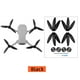 thumbnail image 3 of Hélices de liberación rápida Hugtrwg 2 pares de 3 palas para DJI Mavic Mini 2 Mini negro, 3 of 8