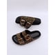 thumbnail image 2 of Women Sequin & Buckle Decor Slides, Fashion Summer Flatform Slides, 2 of 4