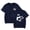 Navy Blue, variant on Nidal Wonder Go Go Go T-shirt Crewneck Short Sleeve Tee Women Men Summer Tops