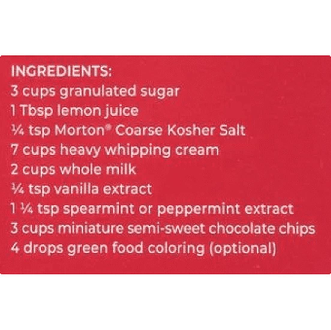 Morton Rock Salt for Ice Cream Making, 4 Pound Box