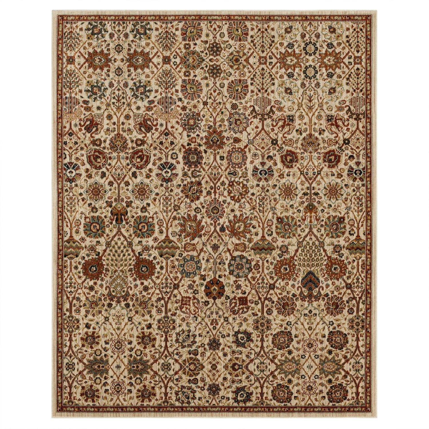 Mohawk Home Radnor Cream Woven Polyester Area Rug