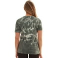 thumbnail image 3 of Just Love Tie Dye V-neck T-Shirt (Tie Dye Grey, X-Large), 3 of 3