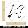 thumbnail image 2 of Beagle Dog Outline Self-Inking Rubber Stamp Ink Stamper - Dry Pad (No Ink) - Mini 1/2 Inch, 2 of 7