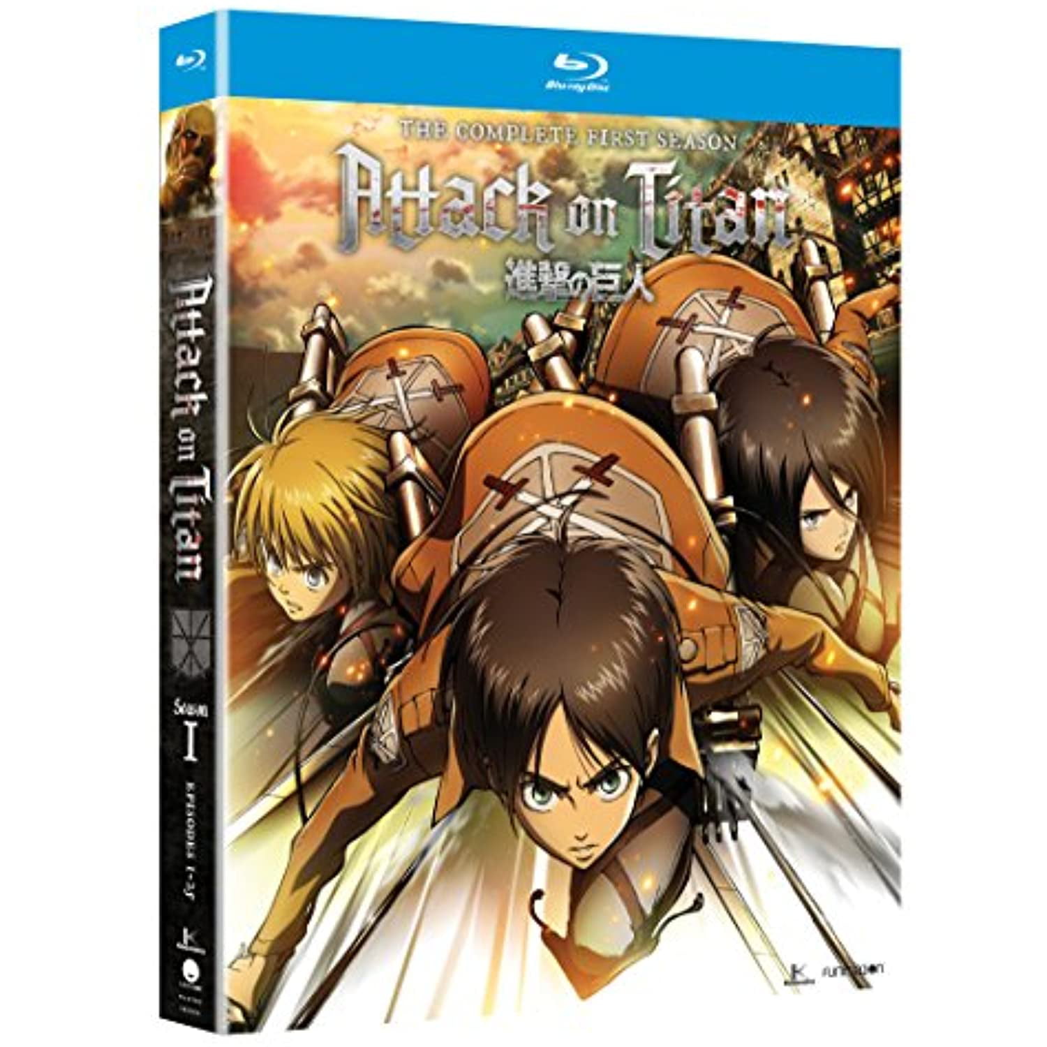 Attack On Titan: Complete Season One [Blu Ray] 