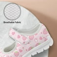 thumbnail image 5 of Psesaysky Women's Casual Shoes with Strawberry Rabbits Comfortable Convenient Velcro Sneakers for Girls Students Size 5.5-10, 5 of 7