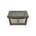 thumbnail image 7 of GDF Studio Elloree Outdoor Acacia Wood Coffee Table, Gray, 7 of 7