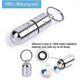 thumbnail image 3 of 2 Pack Keychain Pill Holder, Mini Portable Pill Case Bottle For Purse, Waterproo, 3 of 5