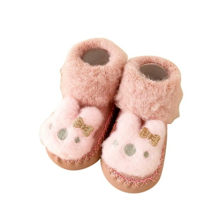

Youmylove Autumn Winter Comfortable Baby Toddler Shoes Cute Cartoon Children Cotton Warm Breathable Non-Slip Floor Sneakers Cute Footwear