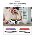 thumbnail image 6 of Allytech Moto Edge 30 Pro Case with Kickstand, Ring Holder Kickstand Military Grade Shockproof Anti-scratch Protective Compatible with Car Mount Case Cover for Motorola Edge 30 Pro -Silver, 6 of 6