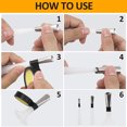 thumbnail image 2 of 14pcs Calfeutrer Ensemble de Buse en Acier Inoxydable Scellant Buse Outil Réutilisable Matériel de Produit: Acier Inoxydable, 2 of 5