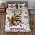 thumbnail image 2 of Back to School Cute Ragdoll Quilt Bedding Set Cat Lover Kitten Owner Gifts Idea 1 Blanket Bed Cover 2 Pillowcases - 13010, 2 of 5