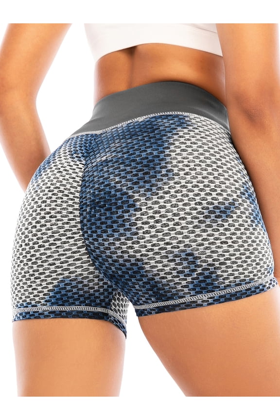 Scrunch Butt Lifting Shorts For Women Workout Gym Leggings High Waist Ruched Booty Yoga Shorts,Up To Size 2XL