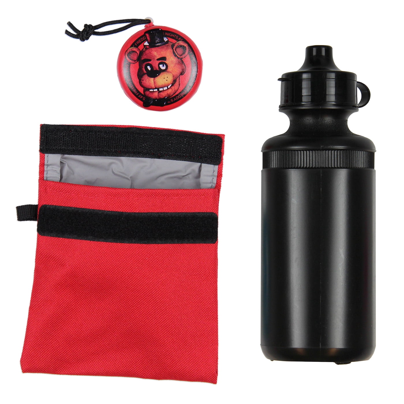 Five Nights At Freddy's 16"  Backpack Lunch Box Water Bottle Lunch Kit -5 Piece Set