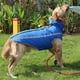 thumbnail image 2 of Abrigo impermeable para perros, chaqueta para perros, ropa para perros de talla mediana/grande (azul, 4XL), 2 of 5