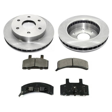 Front Brake Pad and Rotor Kit - Compatible with 1992 - 1994 Chevy Blazer 1993