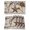 Beige Brown, variant on Texas Star Vintage Placemats Set of 4, Brown Retro Berry Beige Wooden Branches Placemats for Dining Table, Place Mats for Kitchen Tabletop, Waterproof Wipeable Dining Table Mats Set