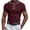 Wine, variant on hoksml Mens Collared Shirts Short Sleeve Fitness Sporty Polos Shirt Fashionable Lapel Casual Loose Solid Color Button Top/Shirt Summer Comfortable Breathable Golf Shirts