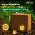 thumbnail image 2 of Gro-Med Coconut Coir Block, 10 lb Compressed Organic Soil, Expands to 20 Gal, with NPK for Plants, 2 of 9