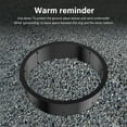 thumbnail image 6 of 24" Round Fire Pit Ring for DIY Campfire Ring Insert Wood Burning Fire Pit Liner Firepit Rim with Collar Support Heavy Duty Solid Metal Steel Above or In-Ground for Camping, Black, 6 of 10