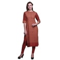 thumbnail image 1 of Bimba Tuniques Droites pour Femmes Kurta Imprimée Tunique d'Été, 1 of 6