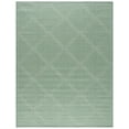 thumbnail image 2 of SAFAVIEH Machine Washable Rug Indoor/Outdoor Bermuda Collection - Bermuda Travis Diamond Indoor/Outdoor Area Rug, Green/Ivory, 8' x 10', 2 of 13