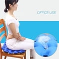 thumbnail image 3 of Inflatable Seat Cushions for Pressure Relief, Blue Wheelchair Air Cushion for Bed Sore, Office Chair Cushion,Comfortable Waffle Pads,17.8x17.8inch, 3 of 8