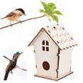 thumbnail image 7 of OAVQHLG3B Wooden Bird House, Hanging Birdhouse for Outside, Garden Patio Decorative Nest Box Bird House for Wren Swallow Sparrow Hummingbird Throstle Bird Box, 7 of 7