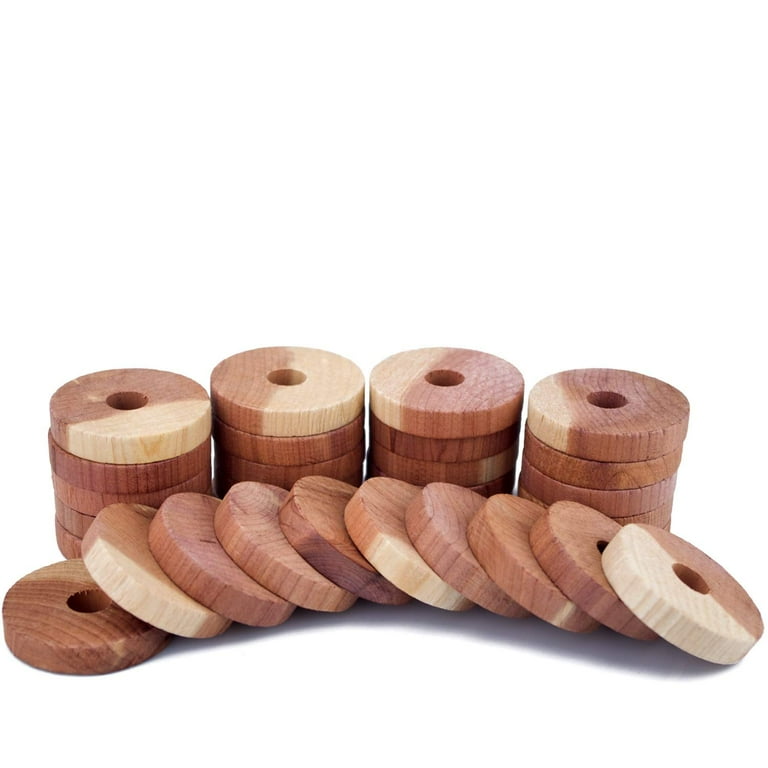 100 Pack Cedar Wood Rings Moth For Clothes,Aromatic Cedar Blocks,For  Closets And Drawers, Clothes Storage Protector - AliExpress