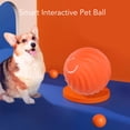 thumbnail image 3 of Jouet Interactif pour Chat Balle, Rotation Automatique à 360 Degrés, Charge USB Mobile Balle pour Chaton Chiot avec Lumières LED Balle Roulante Automatique, 3 of 8