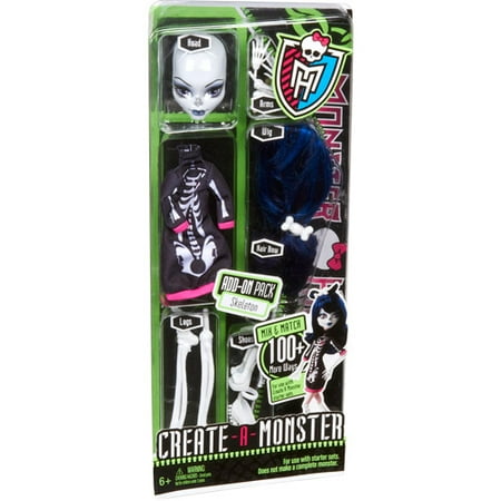Monster High Create-A-Monster Skeleton Add-On Pack