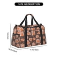 thumbnail image 3 of Disketp Beautiful Fox Bolsa de Viaje Tipo Duffle, Bolso de Mano para Fin de Semana para Mujer, Bolsa de Gimnasio Ligera para Hombre, Esencial para Viajes, 3 of 7