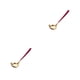 thumbnail image 3 of Cuchara para salsa de acero inoxidable Bewildely 2piezas oro rojo, 3 of 6