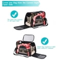 thumbnail image 5 of Rose Premium Fabric Pet Carrier Bag - Durable 900D Oxford Cloth & Sherpa Base - Comfy 17x10x11.8 in - Ideal for Travel & Outdoors – Spacious & Stylish – Suitable for Small Pets, 5 of 7