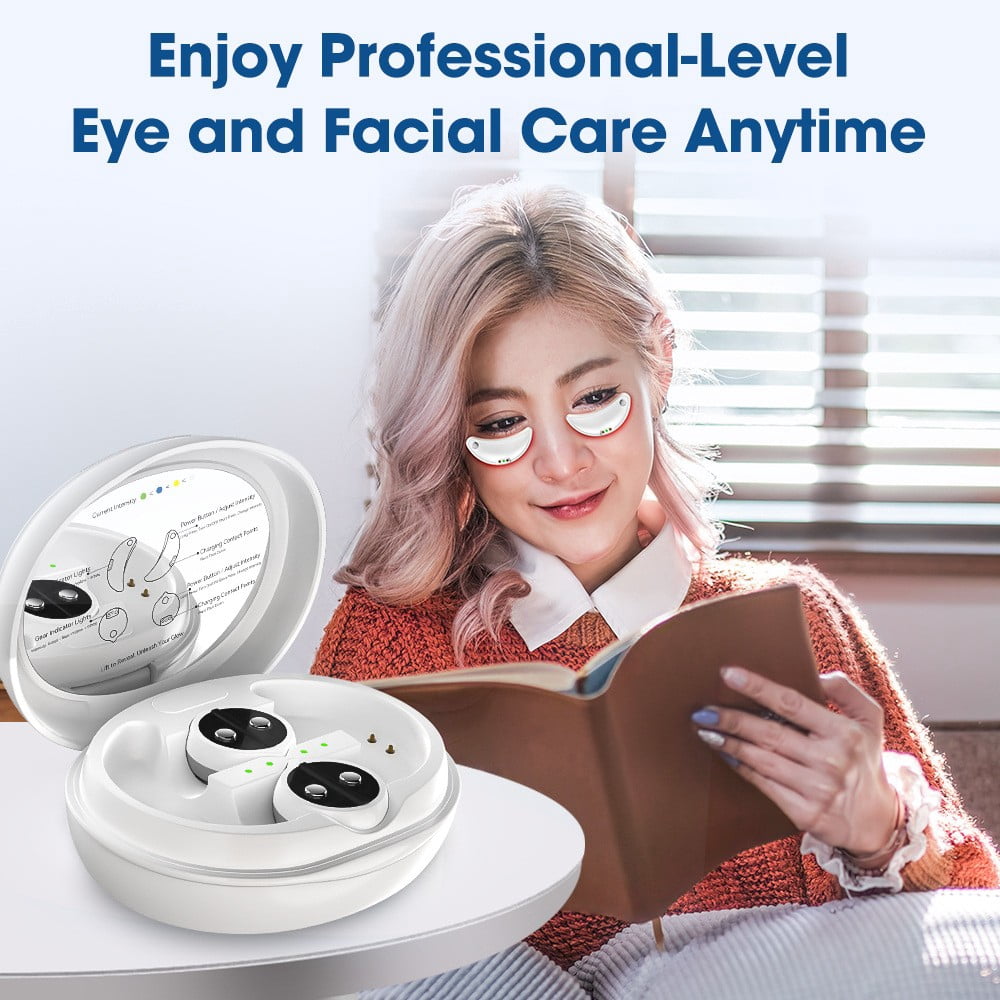 Multifunctional Eye Massager, Red Light Eye Massager Gel Paste, Relieve Eye Fatigue | Reduce Dark Circles/Eye Wrinkle | for Daily Eye Care Tool