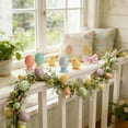 thumbnail image 3 of Easter Garland Decorations 1.7M Spring Branches And Leaves Floral Easter Decorations Indoors Garland Decor Home Easter Party Supplies, 3 of 8