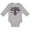Gray, variant on Too Cute To Spook Long Sleeve Baby Onesie Infant One Piece Bodysuit Newborn White