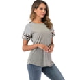 thumbnail image 3 of LELINTA Winter Fall Womens Off The Shoulder Tops Long Sleeve Blouse Shirts Cold Shoulder Comfy Casual Daily T-Shirt Twist Knotted, 3 of 7