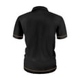 thumbnail image 5 of ohmzyzo Polo Shirts for Men Short Sleeve Collared Golf Shirts Lightweight Moisture Wicking Athletic Summer T Shirts Black M, 5 of 5