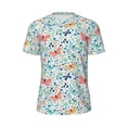 thumbnail image 5 of Wukai Butterflies Print Men's Short-Sleeved Mesh T-Shirt,Quick-Dry Short Sleeve Workout T-Shirt-5X-Large, 5 of 8
