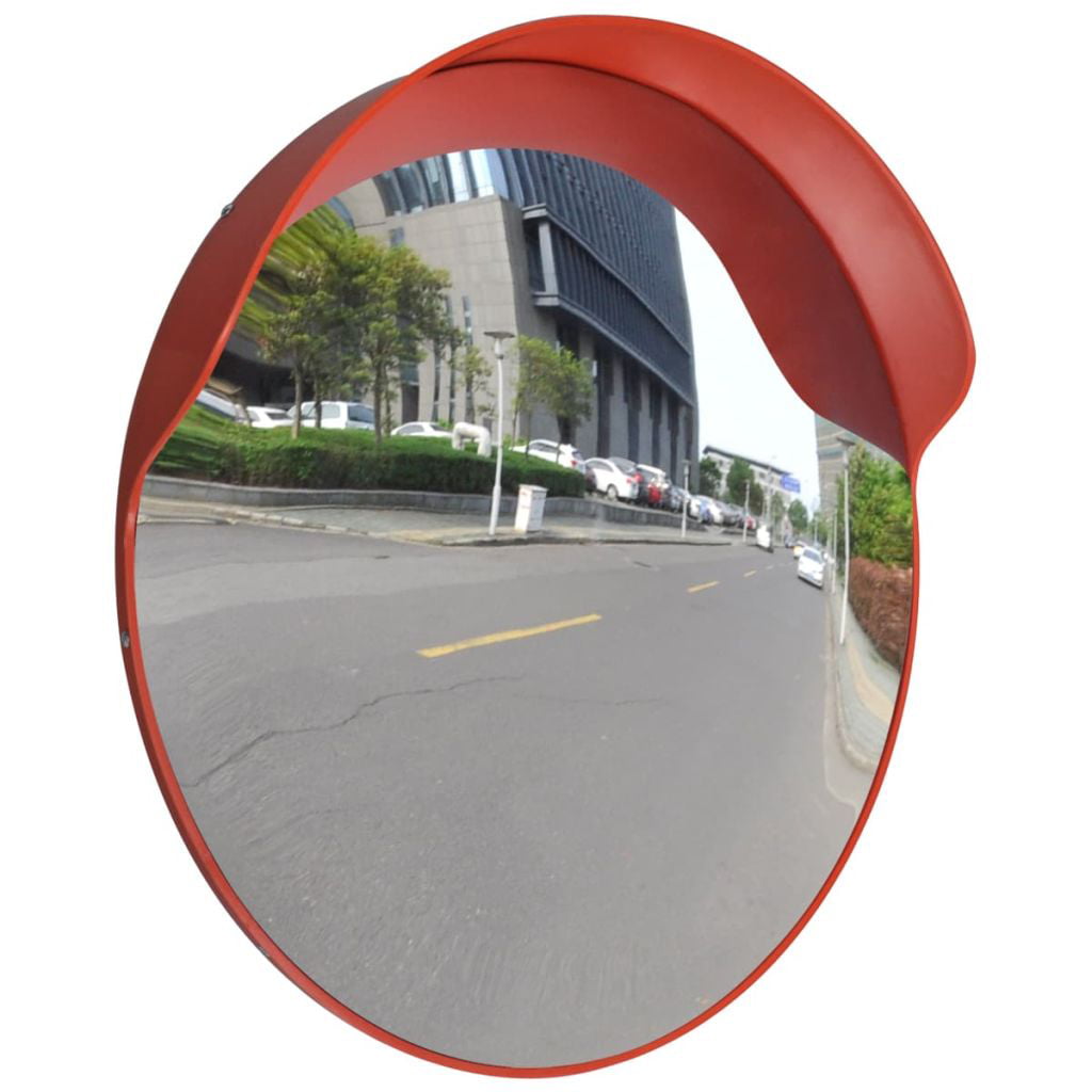 24" Convex PC Mirror Security Outdoor Wide Angle Road Driveway Safety Traffic 