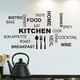 thumbnail image 1 of Adhesivos de pared, papel pintado de PVC impermeable con cita para cocina, 1 of 2