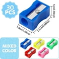 thumbnail image 4 of CNKOO 30-Pack Mini Manual Pencil Sharpeners  Handheld  Assorted Colors - Suitable for Ages 14+  Non-Electric  Durable Plastic Construction, 4 of 6