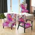 thumbnail image 1 of Designart « Cubisme Déchaîné Expressions Roses » Fauteuil d'Appoint Rembourré Cubisme Rose - Fauteuil Moderne pour Salon, 1 of 7